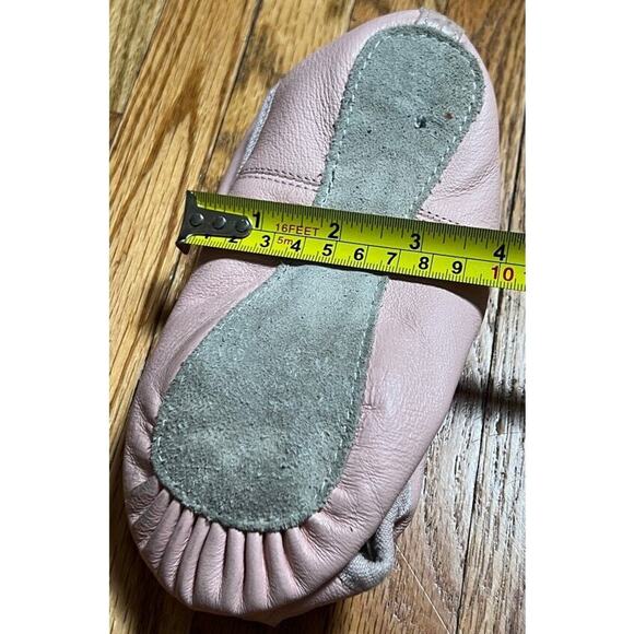 Ballet Pink Flat Leather 2ML/215MM (SIZE 8.5) Dance Shoe - Picture 7 of 8